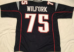 Vince Wilfork Unsigned Custom Stitched Football Jersey