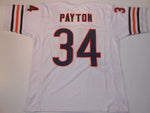 Walter Payton Unsigned Custom White Stitched Football Jersey