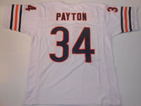 Walter Payton Unsigned Custom White Stitched Football Jersey