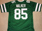 Wesley Walker Unsigned Custom Green Stitched Football Jersey