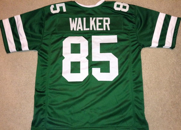 Wesley Walker Unsigned Custom Green Stitched Football Jersey