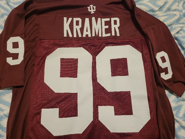Weston Kramer Indiana Hoosiers Throwback Football Jersey (In-Stock-Closeout) Size Large / 44 Inch Chest.