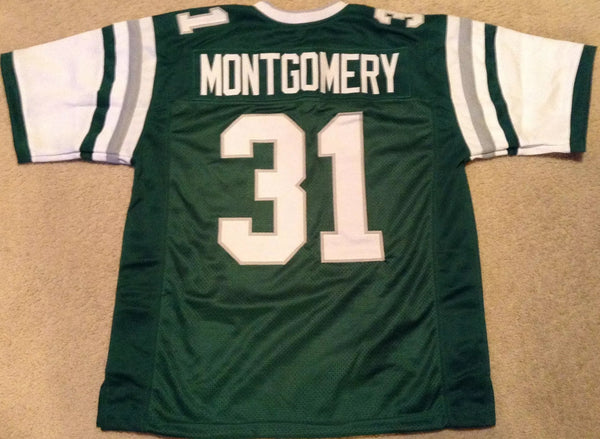Wilbert Montgomery Unsigned Custom Green Stitched Football Jersey