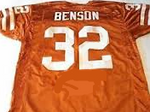 Cedric Benson Texas Longhorns Throwback Football Jersey (In-Stock-Closeout) Size Large / 44 Inch Chest.
