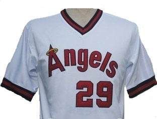Los Angeles Angels throwback jersey mens 29 Rod Carew jersey Retro