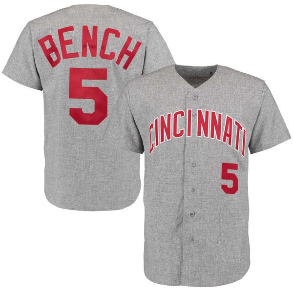 Johnny Bench 1969 Cincinnati Reds Throwback Jersey