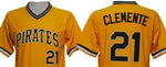 Roberto Clemente Pittsburgh Pirates Yellow Throwback Jersey
