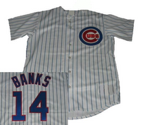 Ernie Banks Chicago Cubs Home Throwback Jersey