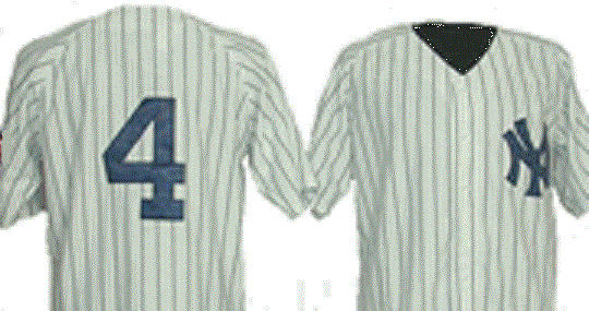 Lou Gehrig New York Yankees Throwback Pinstripe Home Jersey