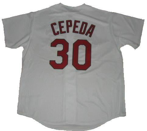 Orlando Cepeda St. Louis Cardinals Home Throwback Jersey