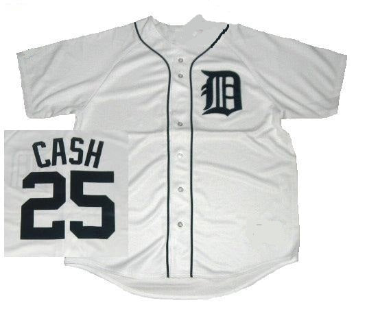 Norm Cash Detroit Tigers Home Throwback Jersey