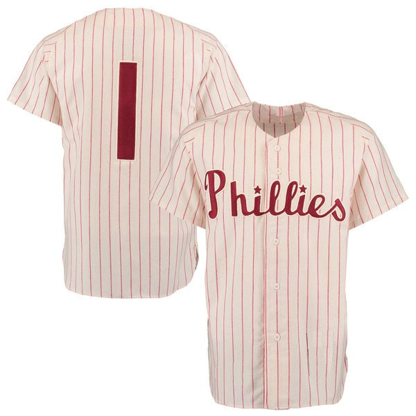 Majestic Philadelphia Phillies RICHIE ASHBURN Vintage Baseball Jersey –