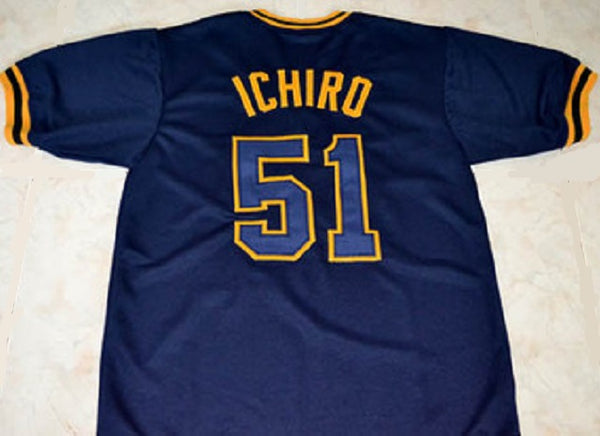 Ichiro Suzuki Orix Blue Wave Throwback Baseball Jersey – Best Sports Jerseys