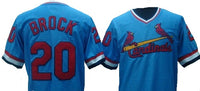 Lou Brock 1979 St.Louis Cardinals Throwback Jersey