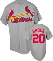 Lou Brock St. Louis Cardinals Throwback Jersey