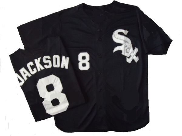 Bo Jackson Chicago White Sox Throwback Black Jersey