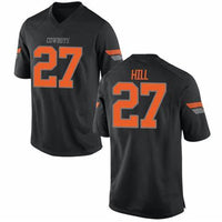 Justice Hill Oklahoma State Cowboys College Jersey
