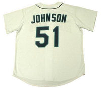 Randy Johnson 1997 Seattle Mariners Home Throwback Jersey