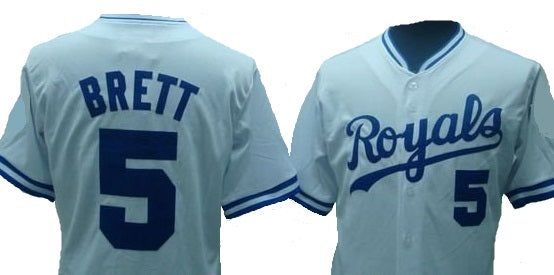 George Brett Kansas City Royals Throwback Home Jersey – Best