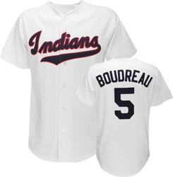 Lou Boudreau Cleveland Indians Throwback Jersey