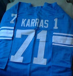 Alex Karras Detroit Lions Long Sleeve Football Jersey (In-Stock-Closeout) Size XL / 48 Inch Chest