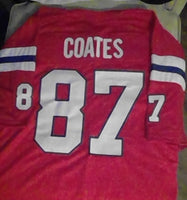 Ben Coates New England Patriots Football Jersey (In-Stock-Closeout) Size 4XL / 60 Inch Chest