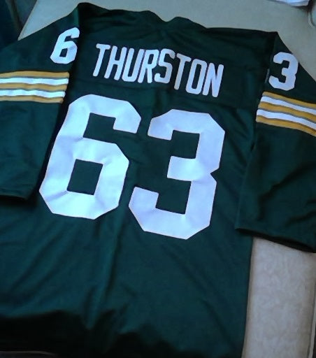 Fuzzy Thurston Green Bay Packers Long Sleeve Football Jersey (In-Stock-Closeout) Size Xtra Small / 32 Inch Chest