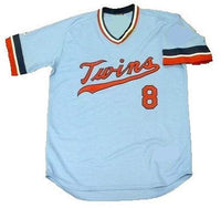 Gary Gaetti Signed Minnesota Twins Powder Blue Throwback Jersey