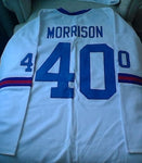 Joe Morrison 70-71 New York Giants Long Sleeve Football Jersey (In-Stock-Closeout) Size 3XL / 56 Inch Chest