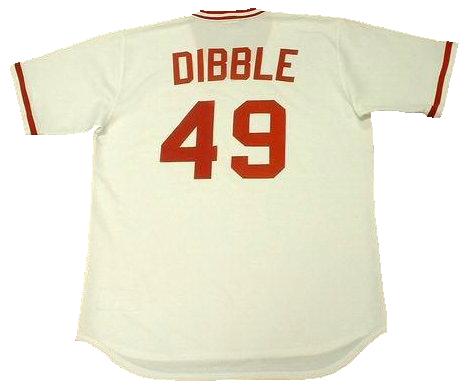 Rob Dibble 1990 Cincinnati Reds Throwback Jersey
