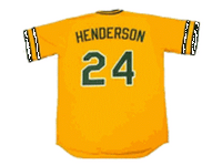 Rickey Henderson Athletics Throwback Jersey