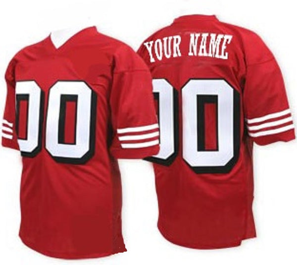 San Francisco 49ers Style Customizable Football Jersey