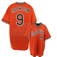 Reggie Jackson Baltimore Orioles Throwback Orange Jersey
