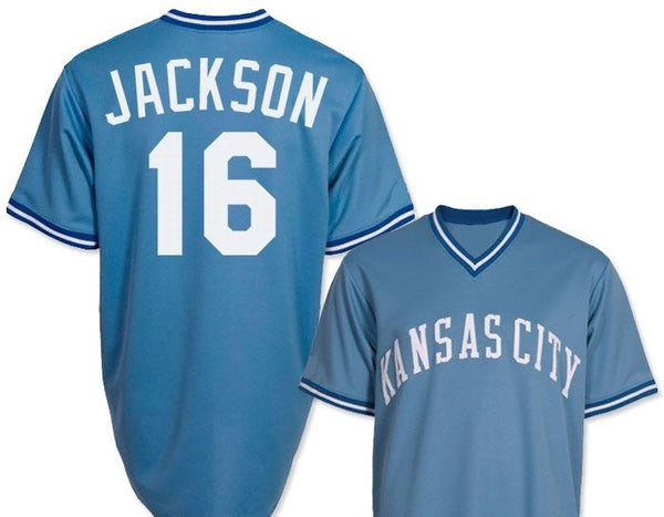 Bo Jackson KC Royals Light Blue Throwback Jersey – Best Sports Jerseys