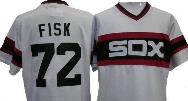 Carlton Fisk Chicago White Sox Throwback Jersey
