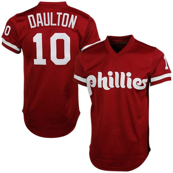 Darren Daulton Philadelphia Phillies Red Jersey
