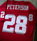 Adrian Peterson Oklahoma Sooners Football Jersey (In-Stock-Closeout) Size XL/48 Inch Chest