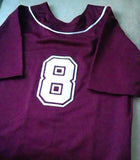 Alabama Crimson Tide #8 Baseball Jersey (In-Stock-Closeout) Size Large/44 Inch Chest
