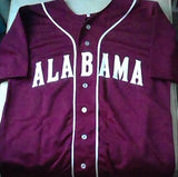Alabama Crimson Tide #8 Baseball Jersey (In-Stock-Closeout) Size Large/44 Inch Chest