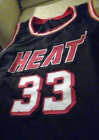 Alonso Mourning Miami Heat Basketball Jersey