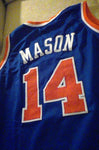 Anthony Mason New York Knicks 1980's Road Throwback Basketball Jersey