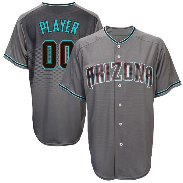 Customizable Arizona Diamondbacks Pro Style Baseball Jersey
