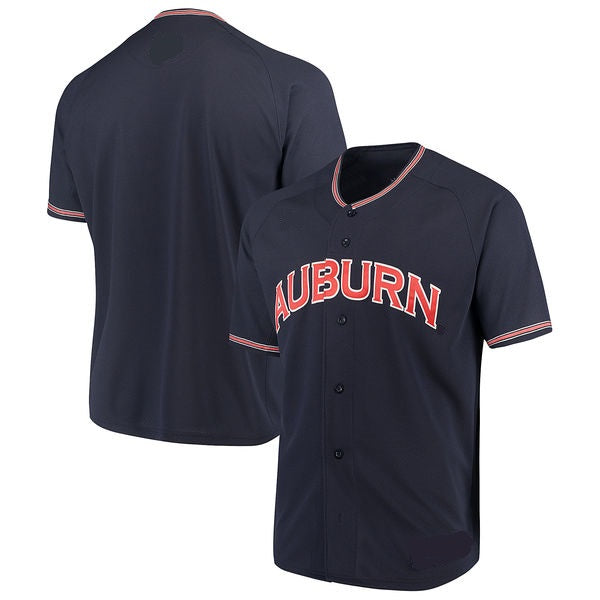 Auburn Tigers Customizable College Style Baseball Jersey