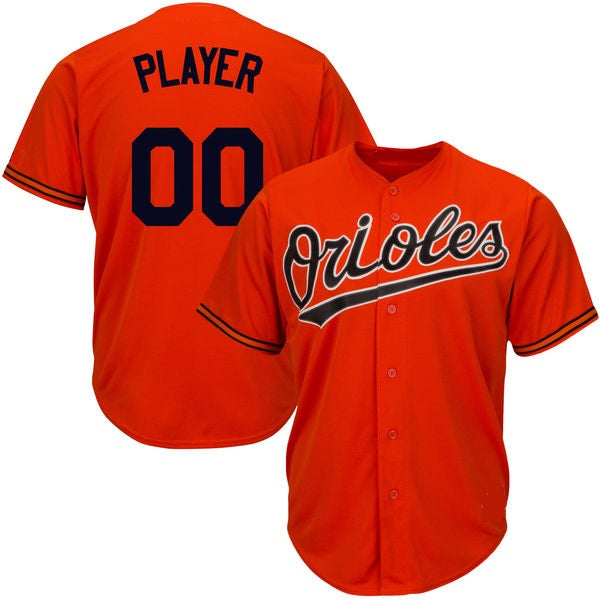 Baltimore Orioles Customizable Baseball Jersey - 3 Styles Available