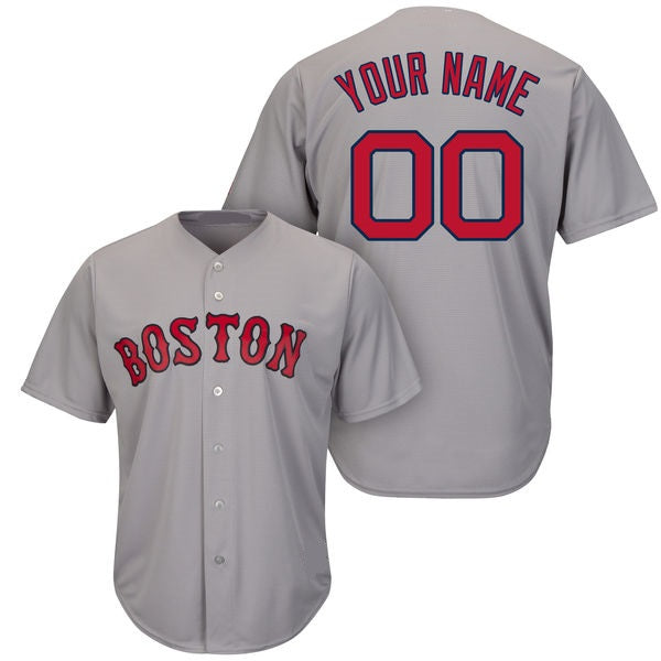 Boston Red Sox MLB Personalized Name Number Baseball Jersey Shirt