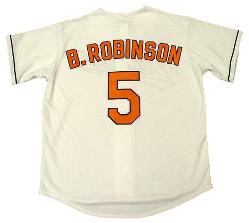 Frank Robinson Men's Baltimore Orioles Throwback Jersey - White