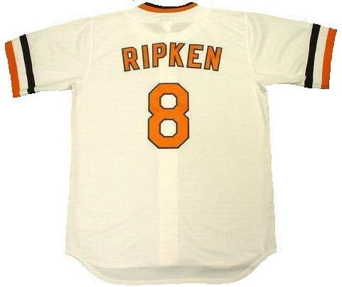 Throwback Cal Ripken Jr Baltimore Orioles #8 Mens India