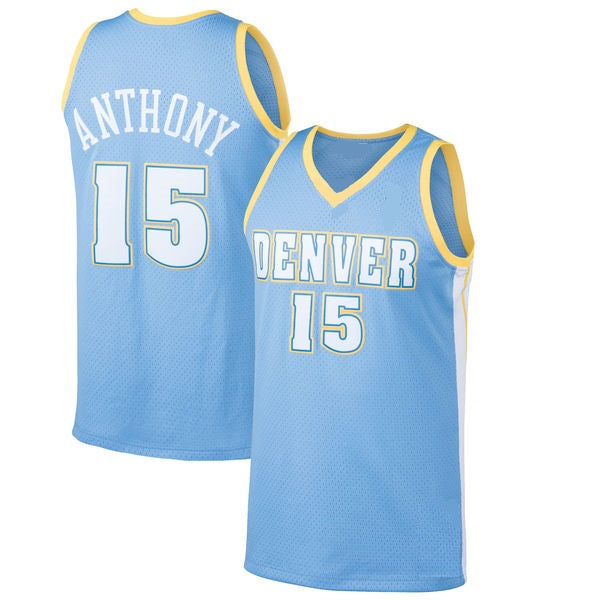 Denver Nugget Jeans Mens 42x28 Grey UNK NBA Carmelo Anthony Basketball  Adult Y2K