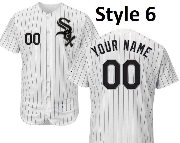 Personalized Chicago White Sox Full Printing Unisex Baseball Jersey - Black  White - Senprintmart Store