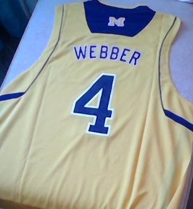 Chris Webber Michigan Wolverines Basketball Jersey (In-Stock-Closeout) Size XL/48 Inch Chest